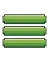 Green pixelated hamburger menu